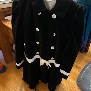 American Girl Black and White Coat dress like your doll circa mid 2000s
